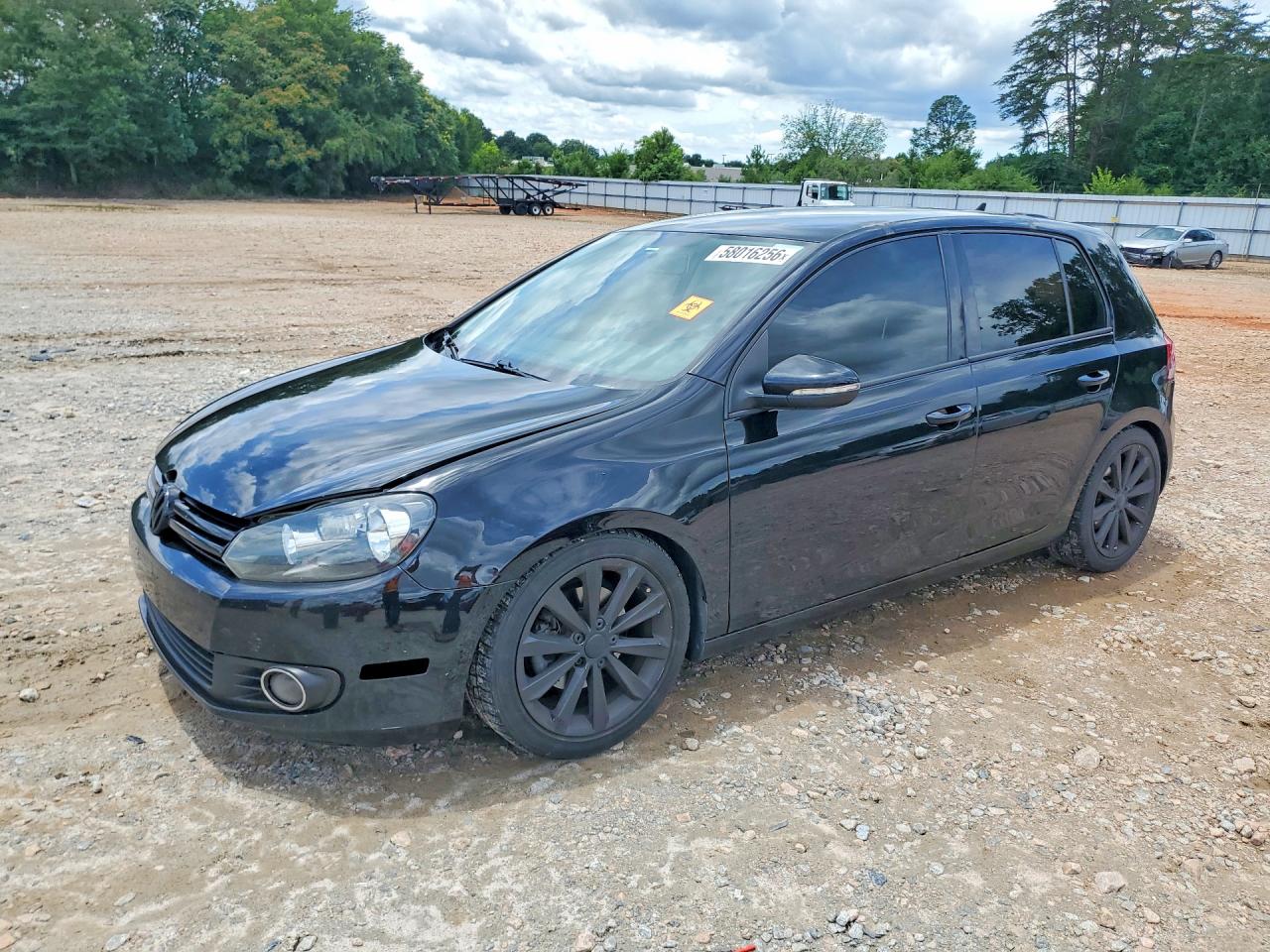 2013 Volkswagen Golf TDI, VIN WVWDM7AJ6DW124427 — Rear end
