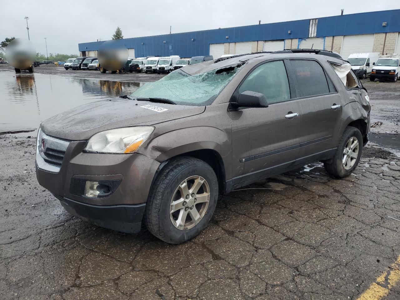 2008 Saturn Outlook XE, VIN 5GZER13798J208232 — Крыша
