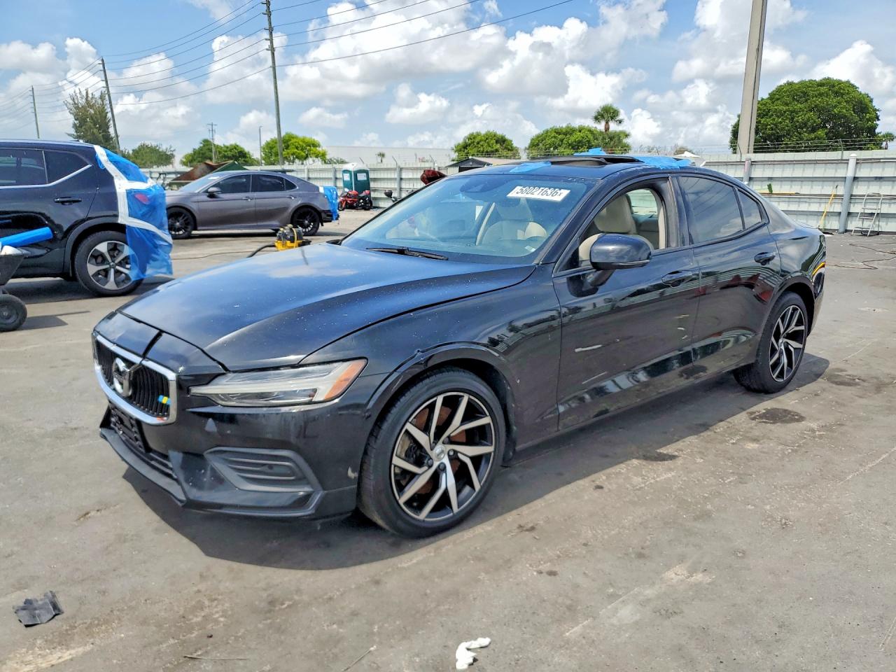 2020 Volvo S60 Momentum, VIN 7JRA22TKXLG072053 — Engine fire