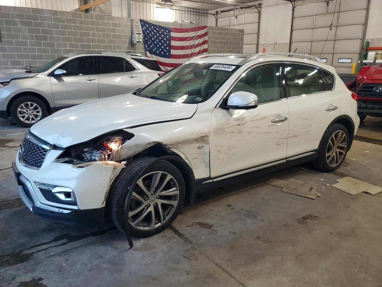 2017 Infiniti QX50, VIN JN1BJ0RR8HM402766 — Перед