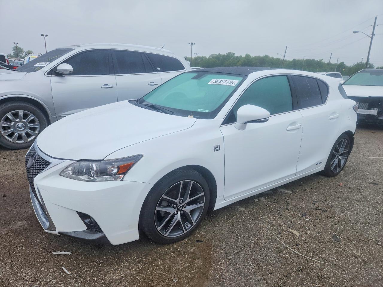 2016 Lexus CT 200h, VIN JTHKD5BH9G2264263 — Rear end