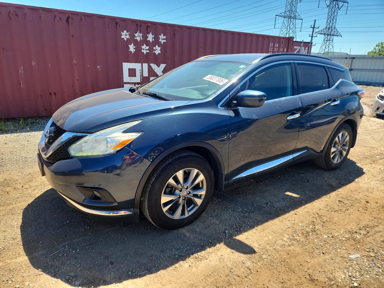 2016 Nissan Murano SV, VIN 5N1AZ2MH3GN161778 — Side