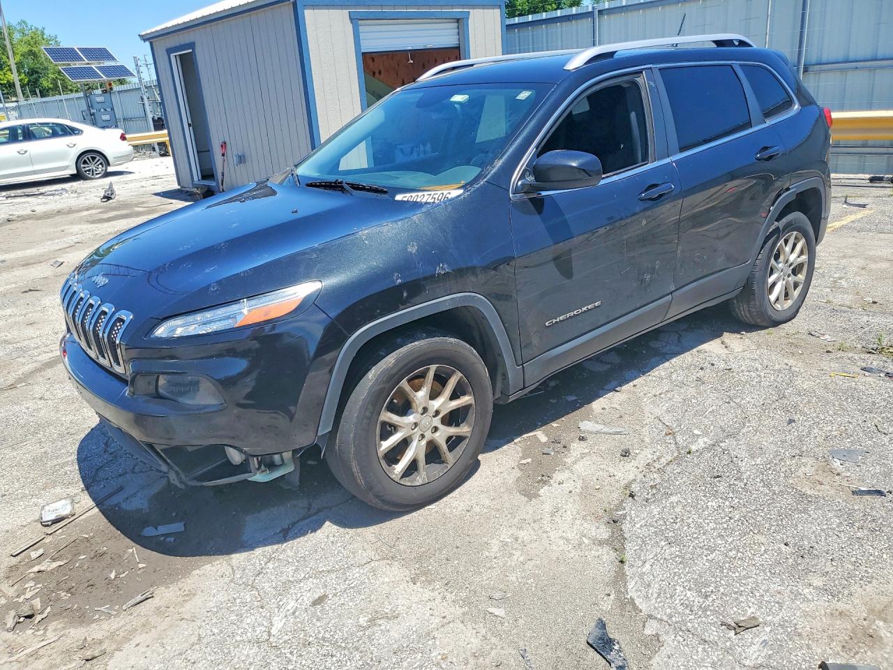 2014 Jeep Cherokee Latitude, VIN 1C4PJMCS7EW221079 — Зад