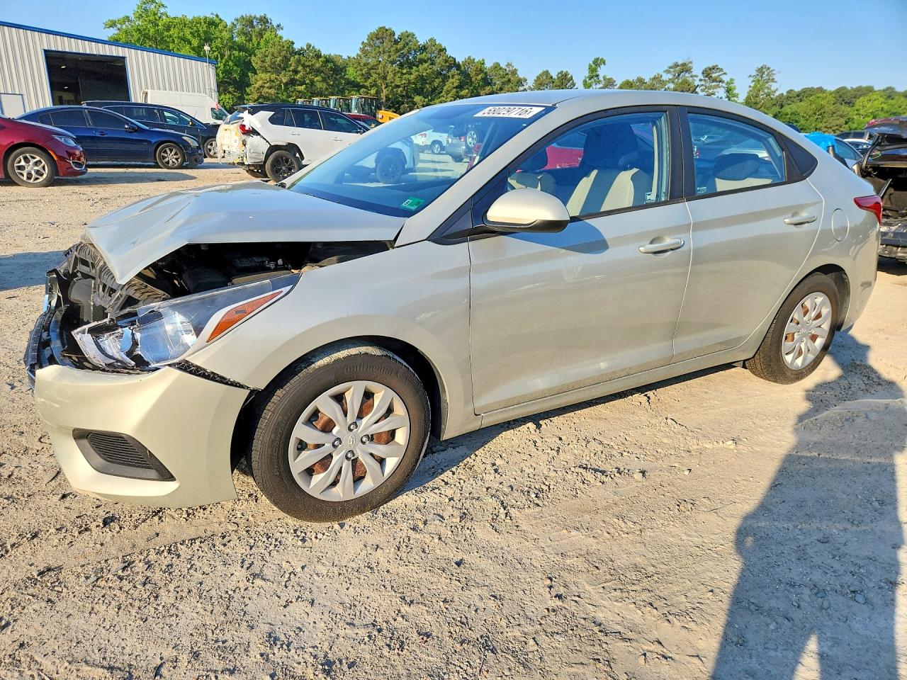 2019 Hyundai Accent SE, VIN 3KPC24A35KE061975 — Front end