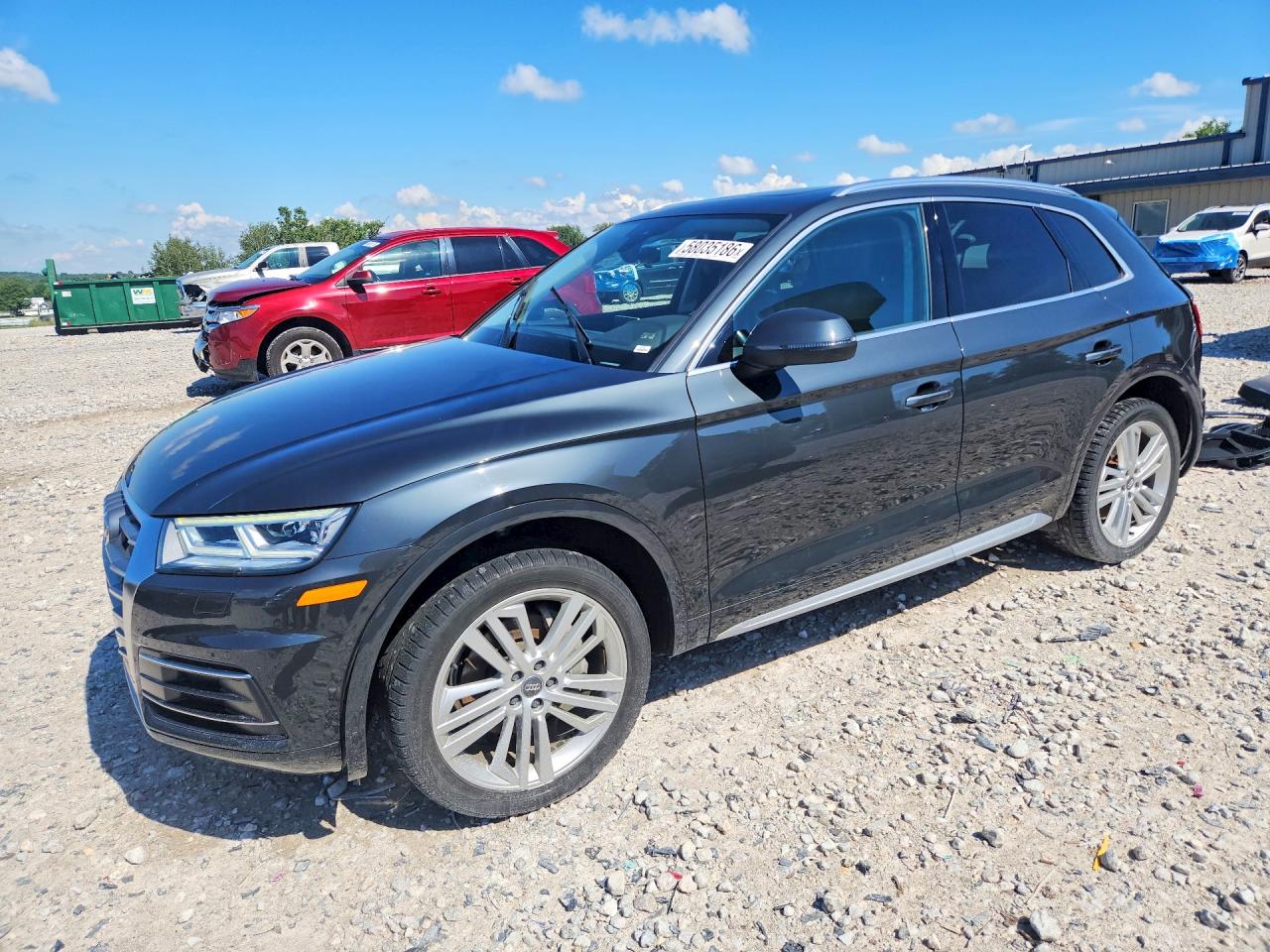 2018 Audi Q5 Premium Plus, VIN WA1BNAFY6J2081597 — Rear end