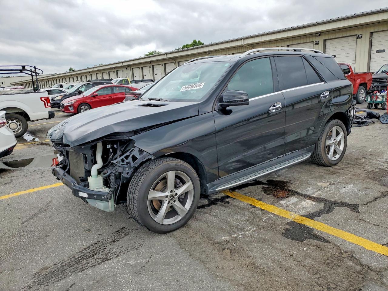 2018 Mercedes-Benz GLE 350, VIN 4JGDA5HB1JB108453 — Front end