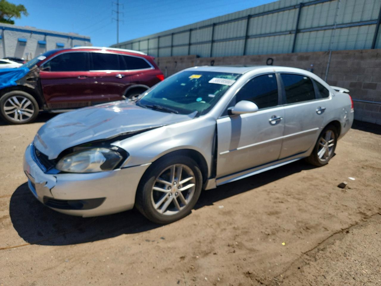 2009 Chevrolet Impala LTZ, VIN 2G1WU57M191264634 — Front end