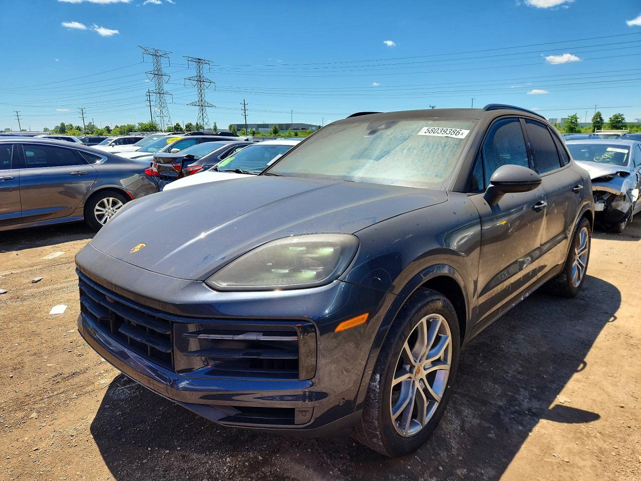 2024 Porsche Cayenne, VIN WP1AA2AY2RDA06467 — Burn
