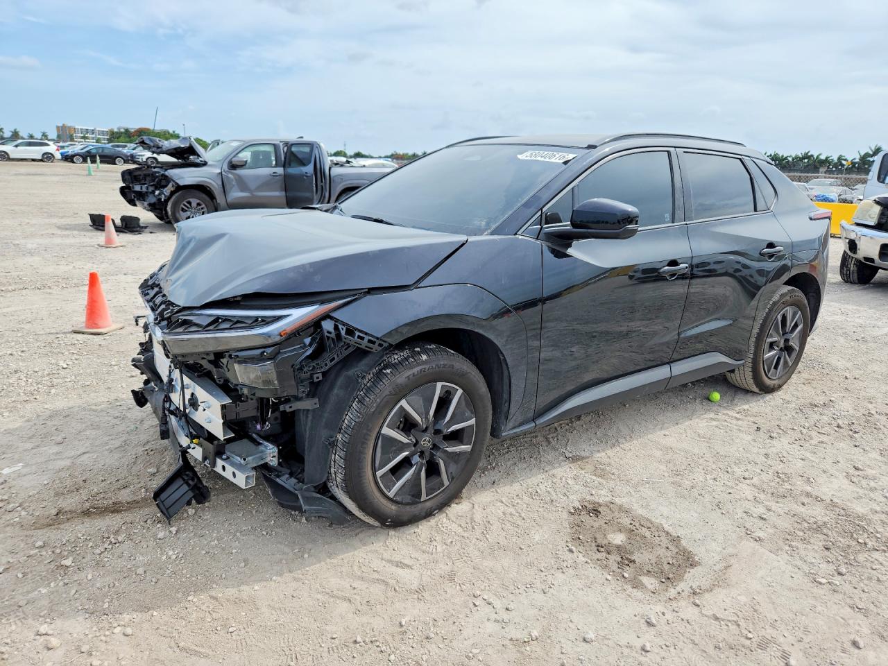 2026 Toyota bZ XLE, VIN JTMBDAFB1TA003239 — Front end