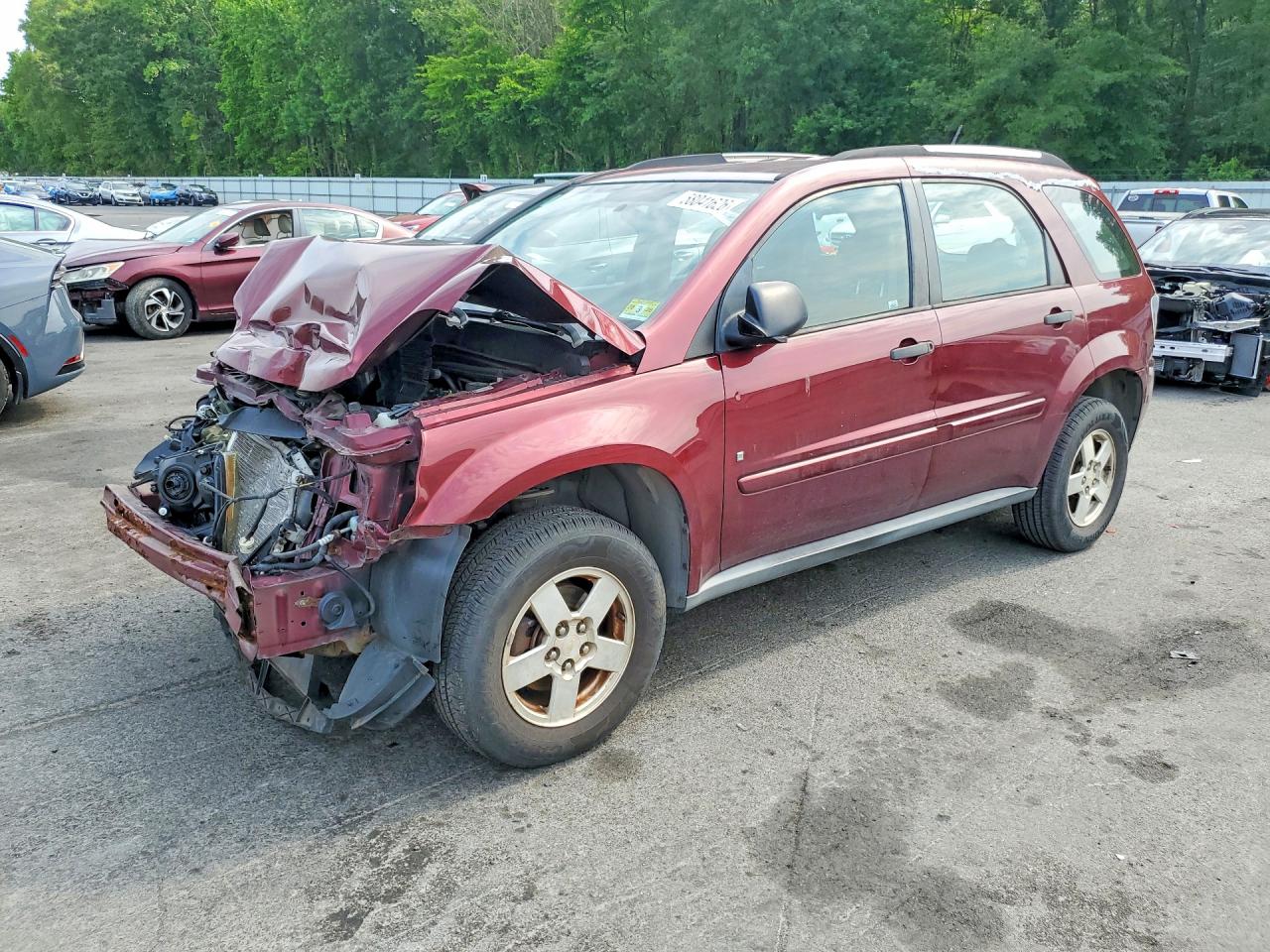 2009 Chevrolet Equinox LS, VIN 2CNDL23F596204295 — Front end