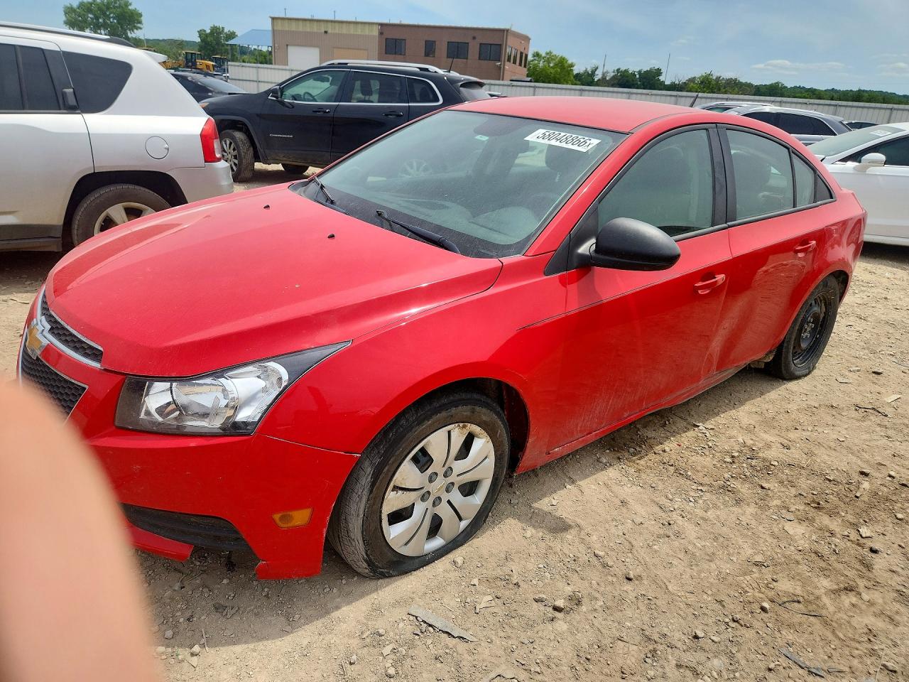 2014 Chevrolet Cruze LS, VIN 1G1PA5SH3E7363346 — Front end