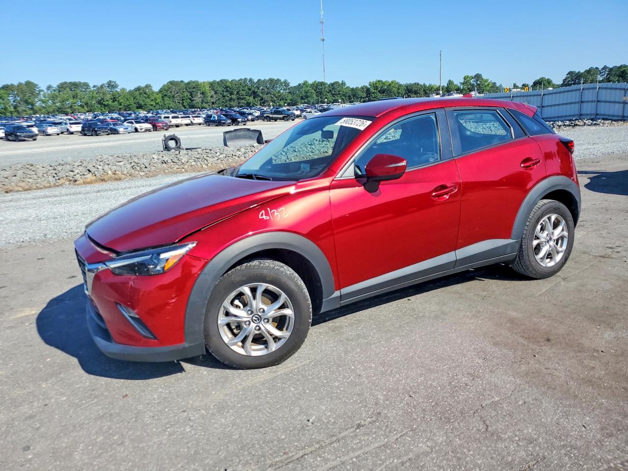2021 Mazda CX-3 Sport, VIN JM1DKDB71M1510175 — Front end
