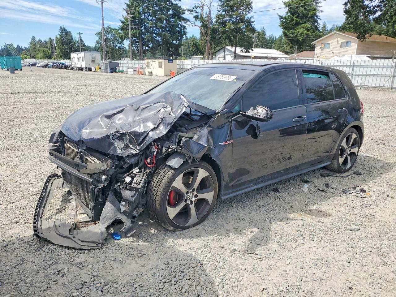 2016 Volkswagen Golf GTI S, VIN 3VW5T7AU5GM018991 — Front end