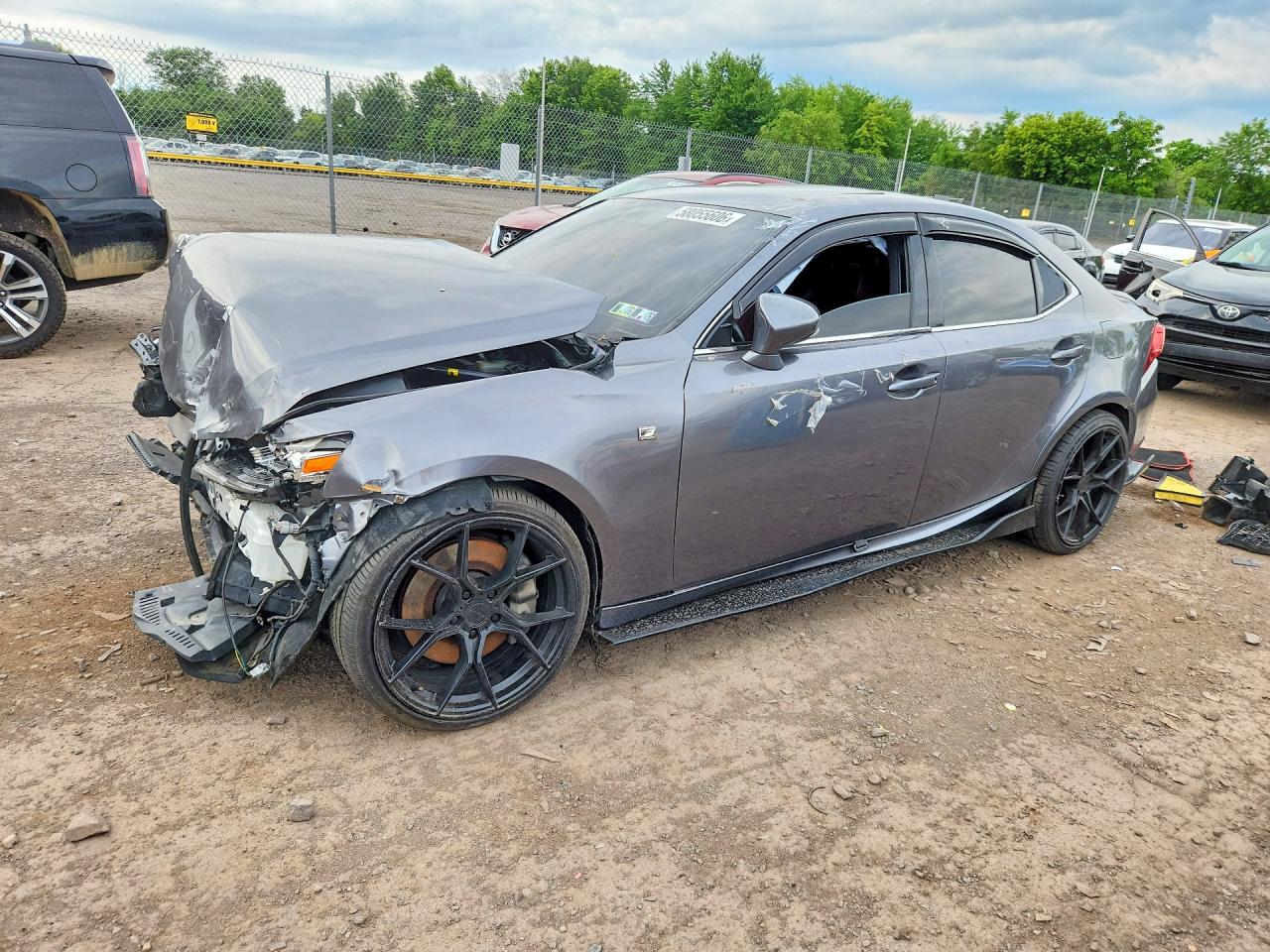 2016 Lexus IS 200t, VIN JTHBA1D26G5025696 — Front end