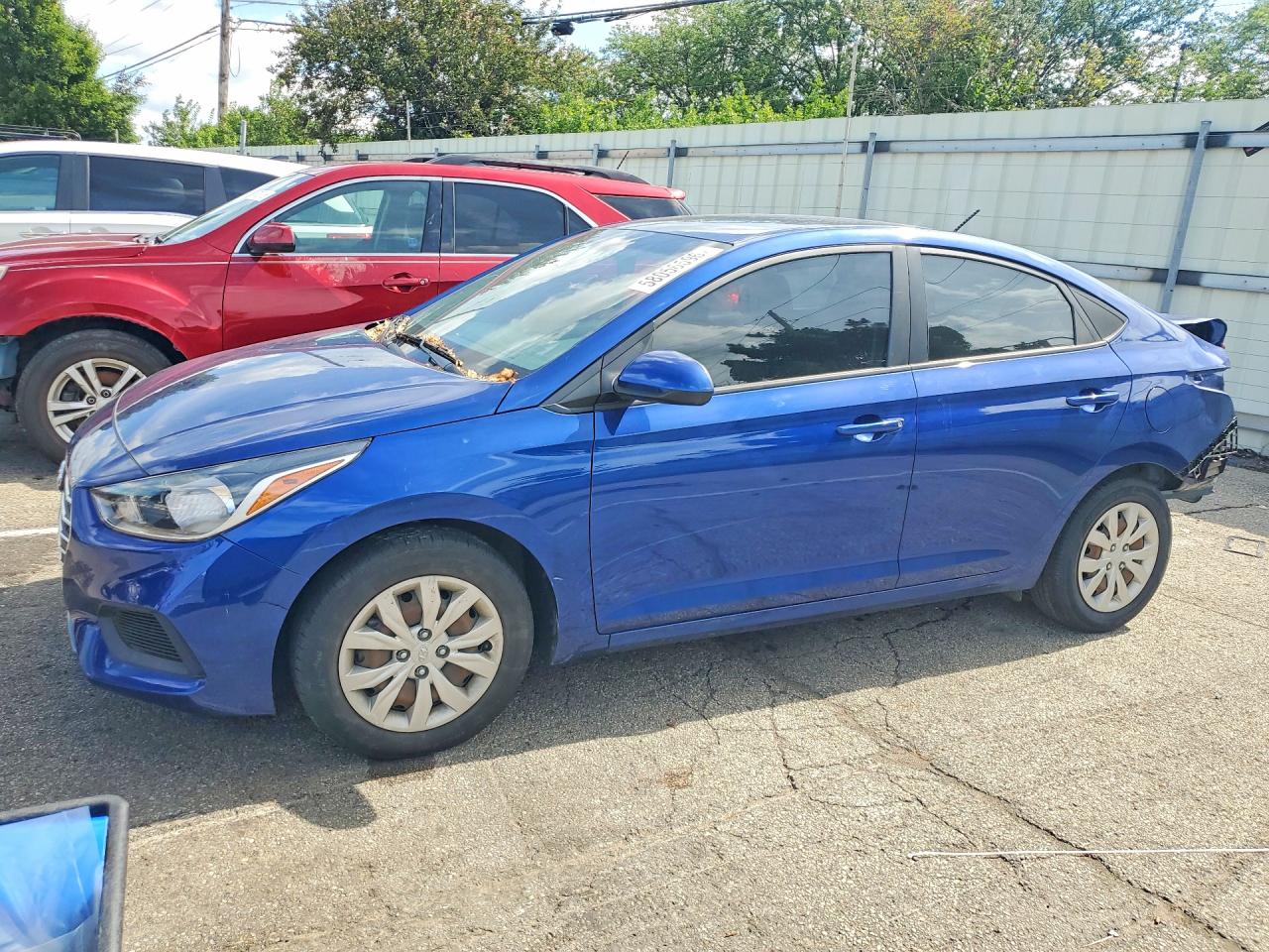 2022 Hyundai Accent SE, VIN 3KPC24A63NE153875 — Rear end