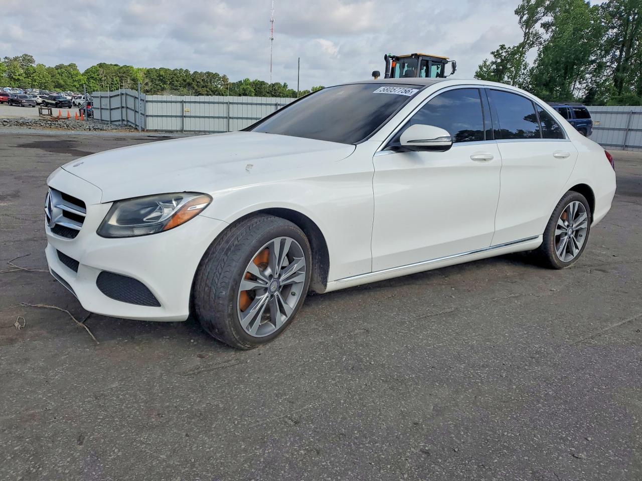 2016 Mercedes-Benz C 300, VIN 55SWF4KB3GU156056 — Undercarriage