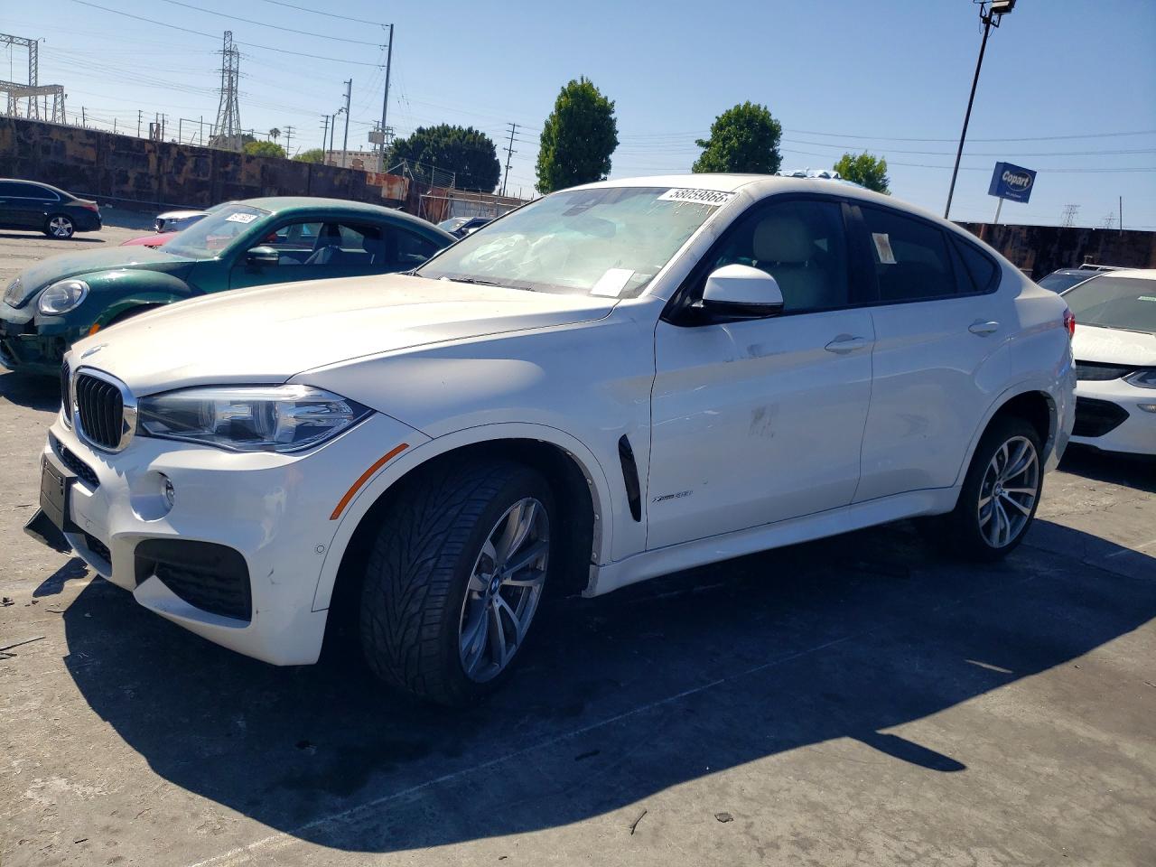 2016 BMW X6 xDrive35i, VIN 5UXKU2C52G0N79291 — Front end