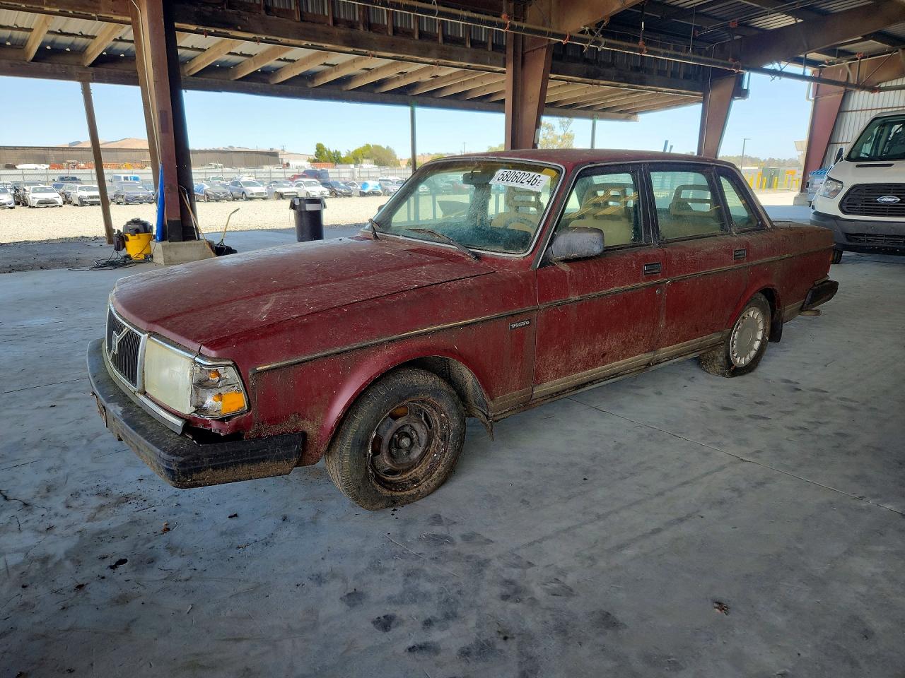1990 Volvo 240, VIN YV1AA8848L1396355 — Minor dents and scratches