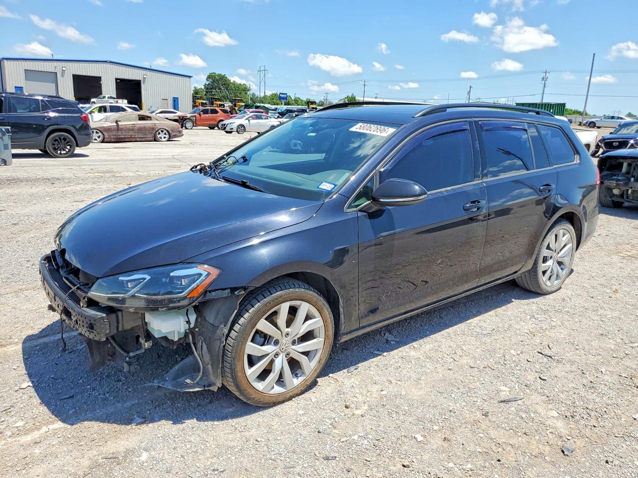 2019 Volkswagen Golf S, VIN 3VWY57AU4KM506846 — Front end