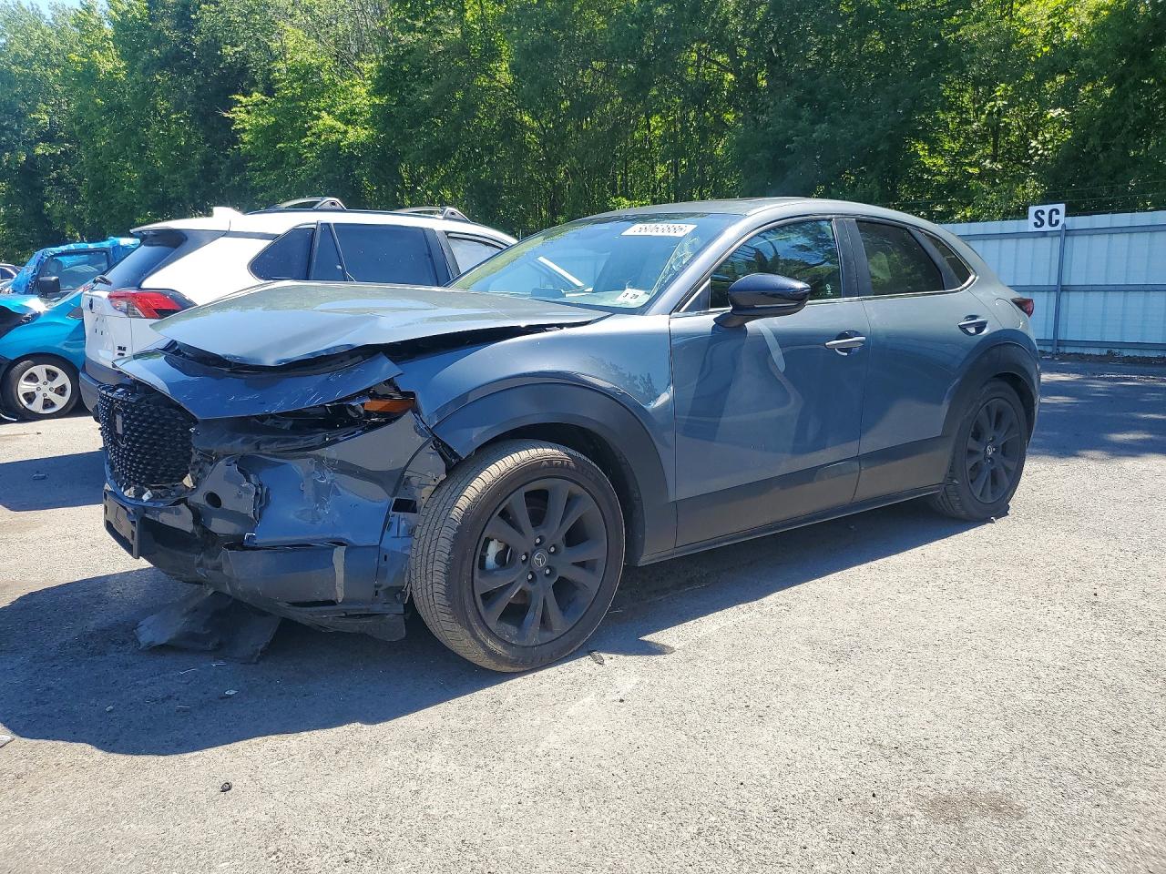 2024 Mazda CX-30 S Carbon Edition, VIN 3MVDMBCM2RM664728 — Front end