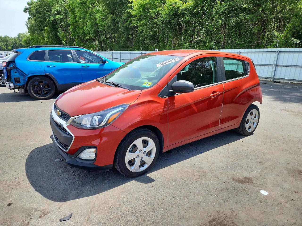 2021 Chevrolet Spark LS, VIN KL8CB6SAXMC727367 — Фото с аукциона 1 of 12
