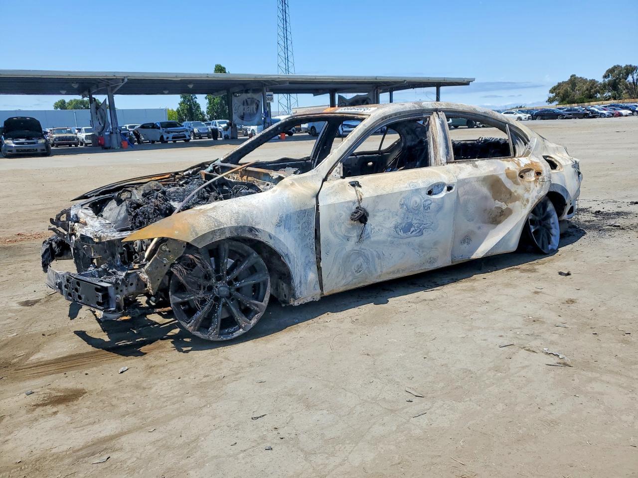 2022 Lexus IS 350 F Sport, VIN JTHGZ1B26N5054940 — Burn