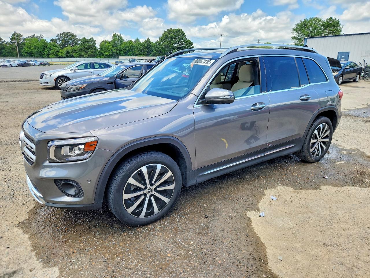2021 Mercedes-Benz GLB 250, VIN W1N4M4GBXMW104799 — Water / flood