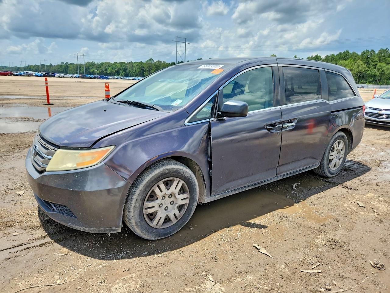 2013 Honda Odyssey LX, VIN 5FNRL5H28DB052906 — Burn