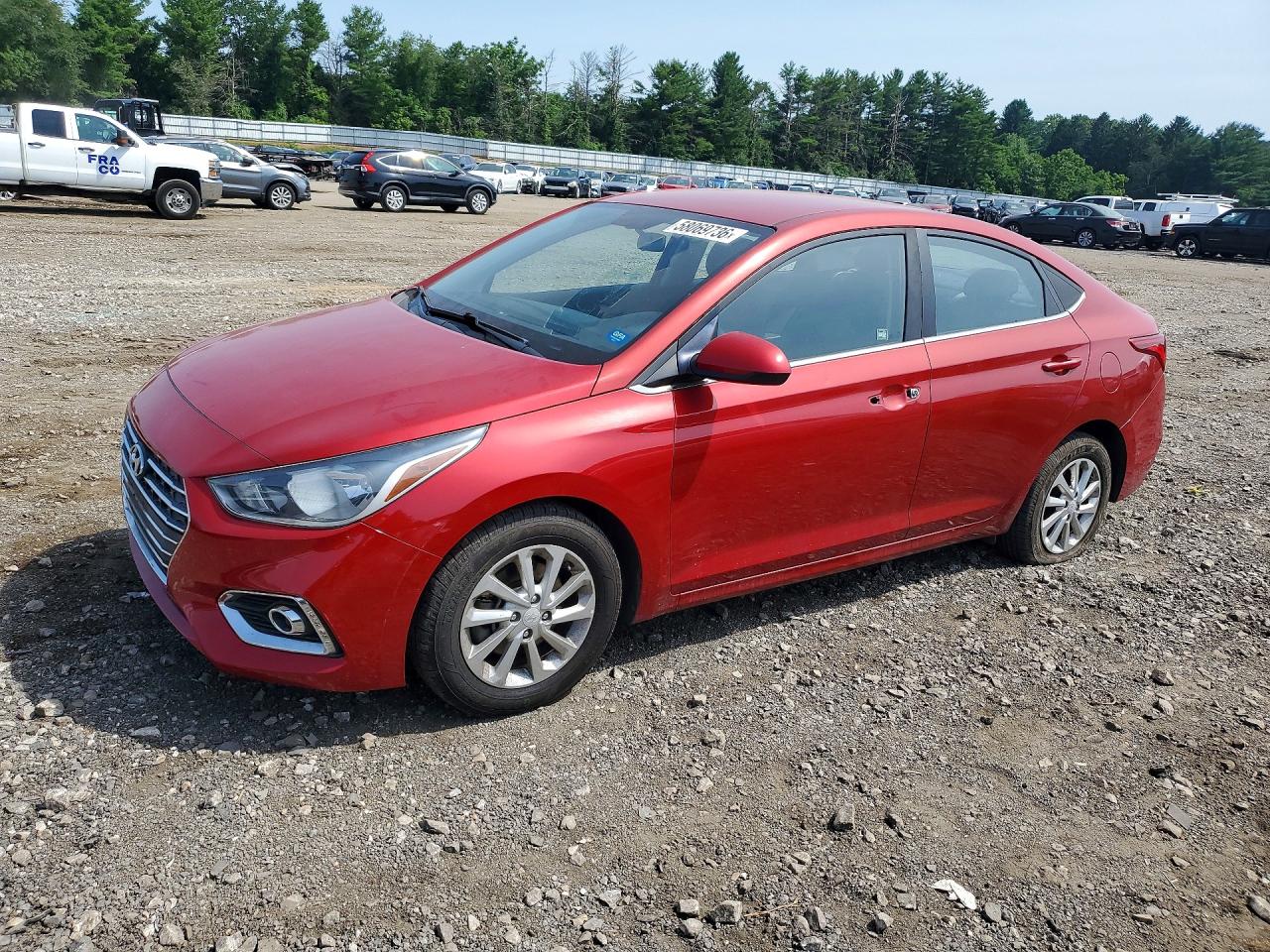 2019 Hyundai Accent SE, VIN 3KPC24A30KE044517 — Vandalism