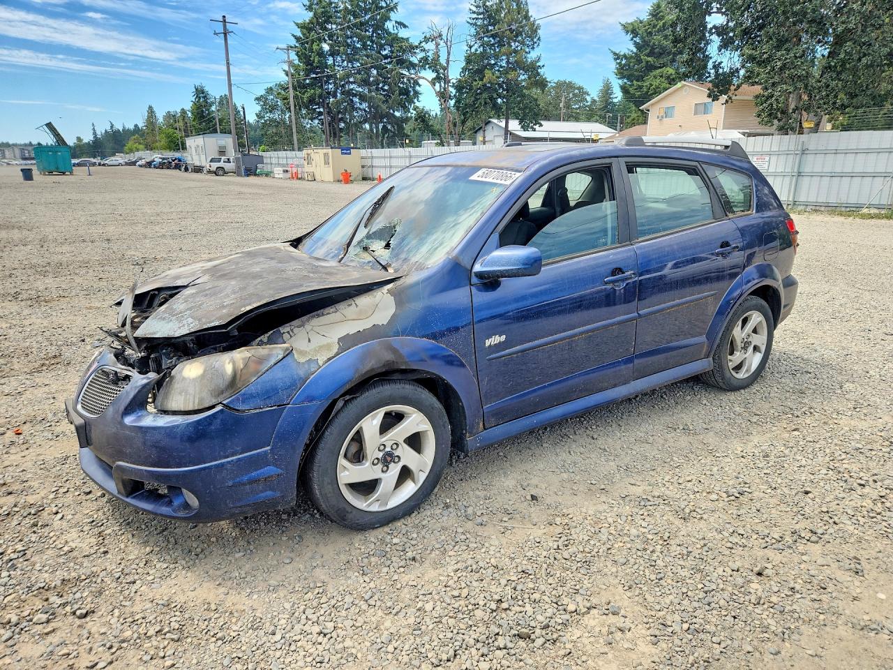 2007 Pontiac Vibe, VIN 5Y2SL65877Z436058 — Burn