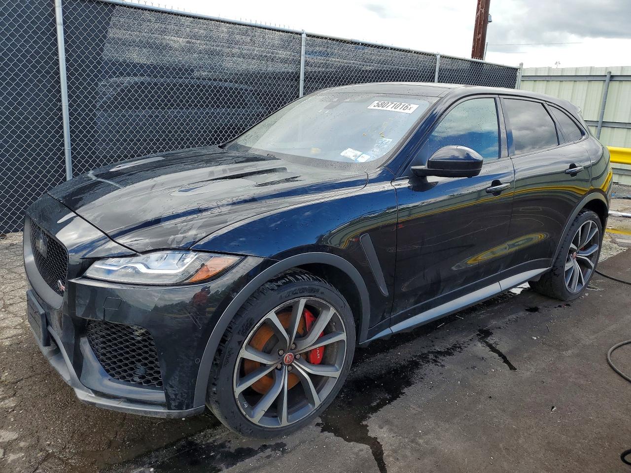 2020 Jaguar F-Pace SVR, VIN SADCZ2EEXLA617377 — Undercarriage