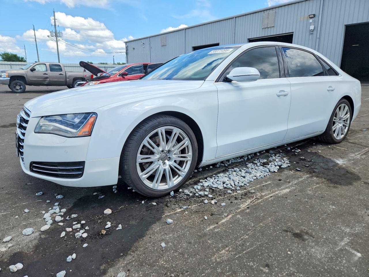 2014 Audi A8 3.0T, VIN WAURGAFD0EN004589 — Minor dents and scratches