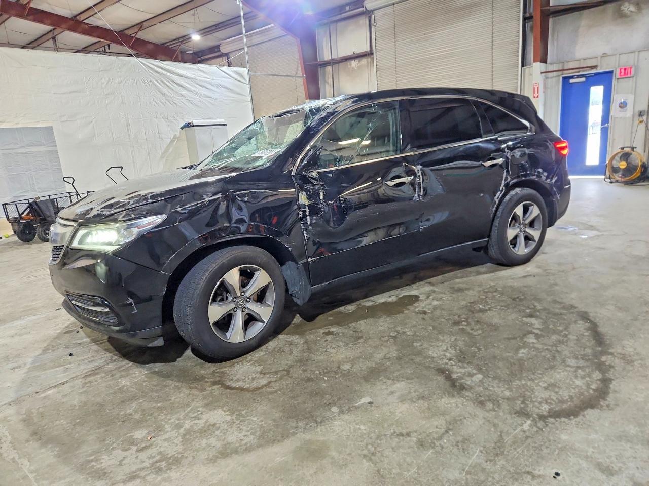 2016 Acura MDX, VIN 5FRYD4H26GB002169 — Опрокидывание