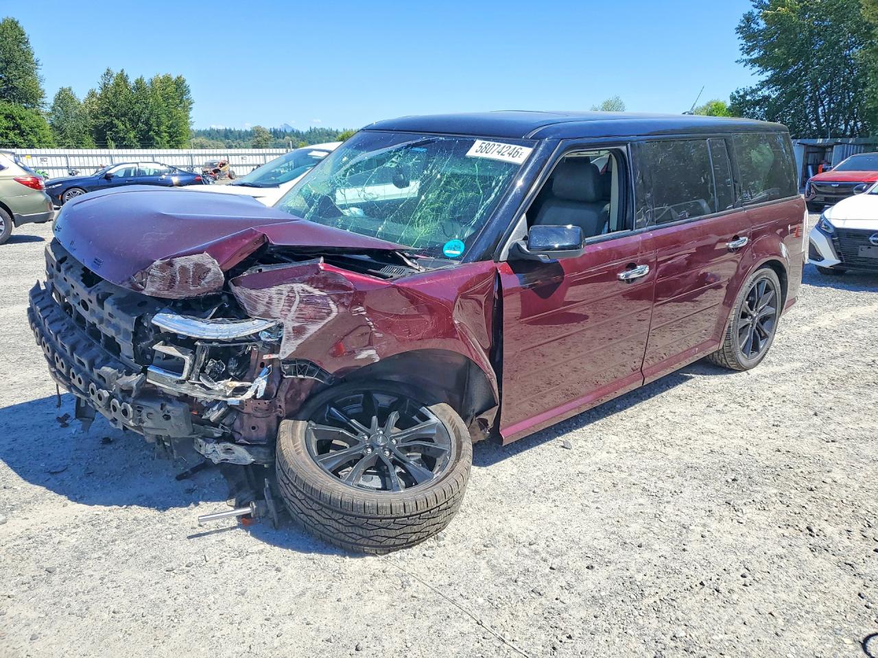 2019 Ford Flex SEL, VIN 2FMHK6C80KBA12731 — Front end
