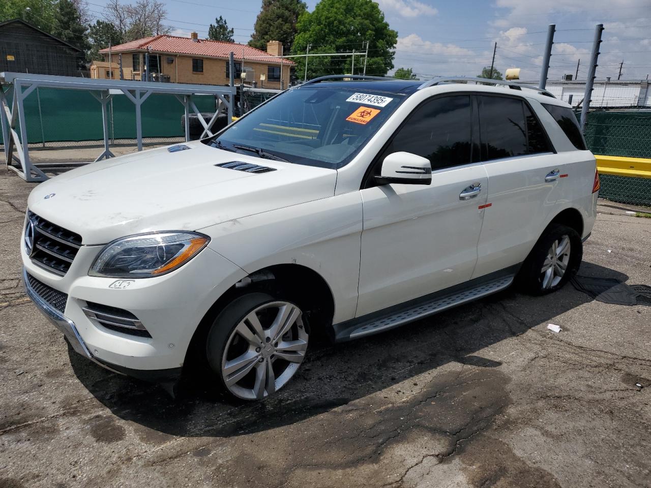 2013 Mercedes-Benz M 350, VIN 4JGDA2EB1DA222904 — Biohazard / chemical