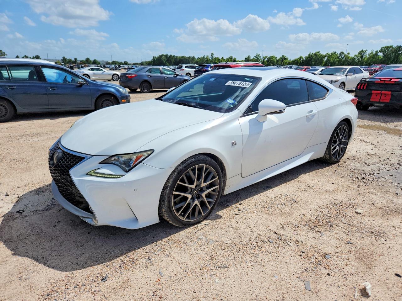 2016 Lexus RC 350 F Sport, VIN JTHHE5BC9G5012152 — Hail