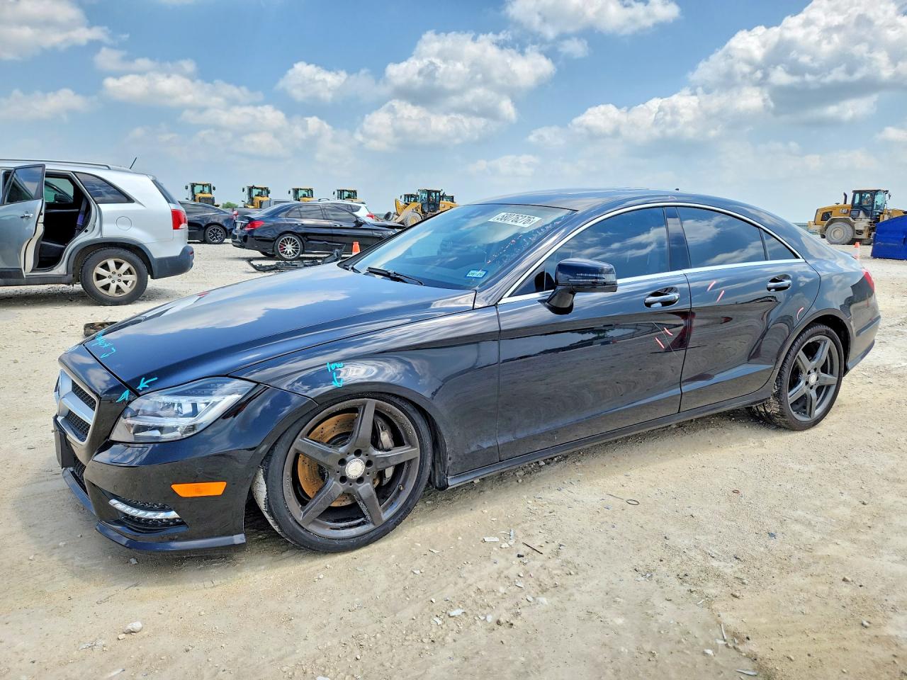 2014 Mercedes-Benz CLS 550, VIN WDDLJ7DB2EA122851 — Undercarriage