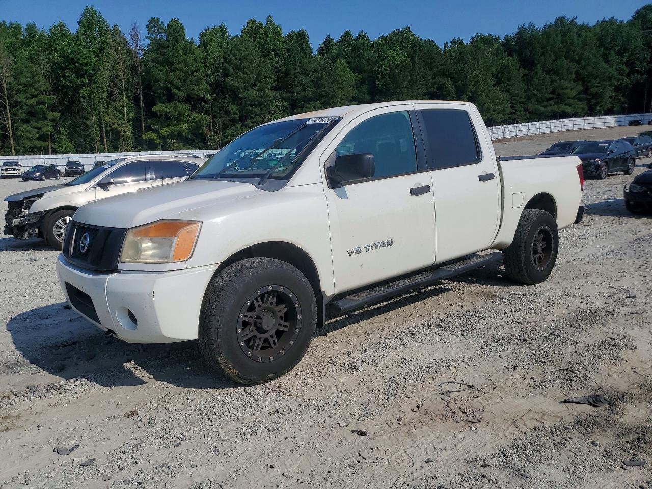 2009 Nissan Titan SE, VIN 1N6AA07C69N302357 — Front end