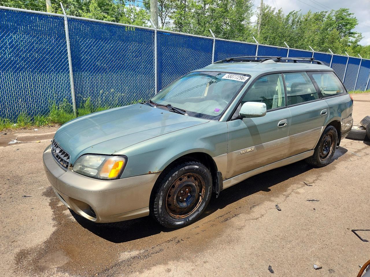 2003 Subaru Legacy Outback, VIN 4S3BH895437650668 — Side