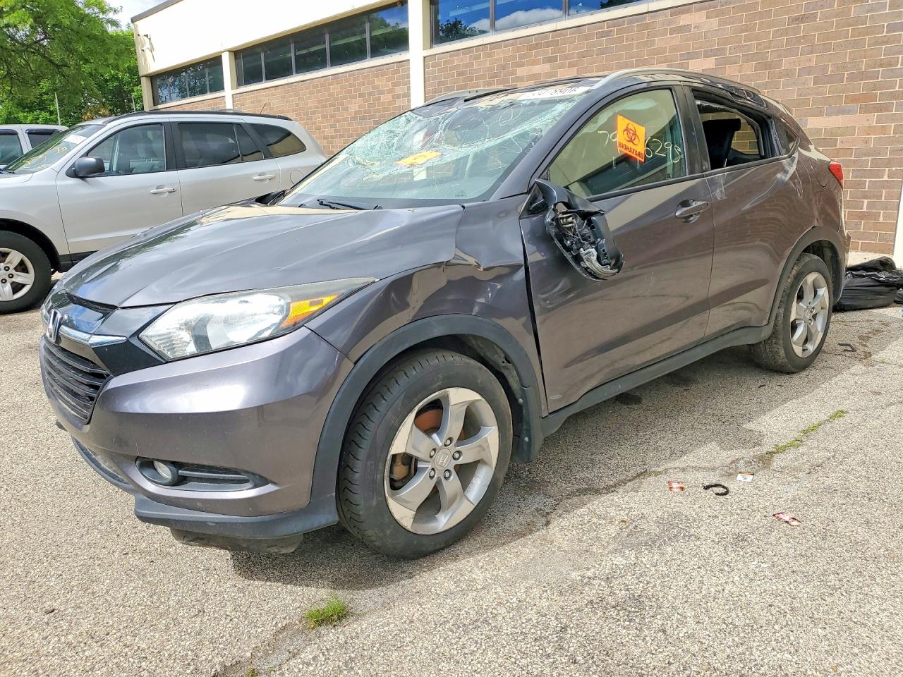 2016 Honda HR-V EX-L, VIN 3CZRU6H70GM764030 — Roof