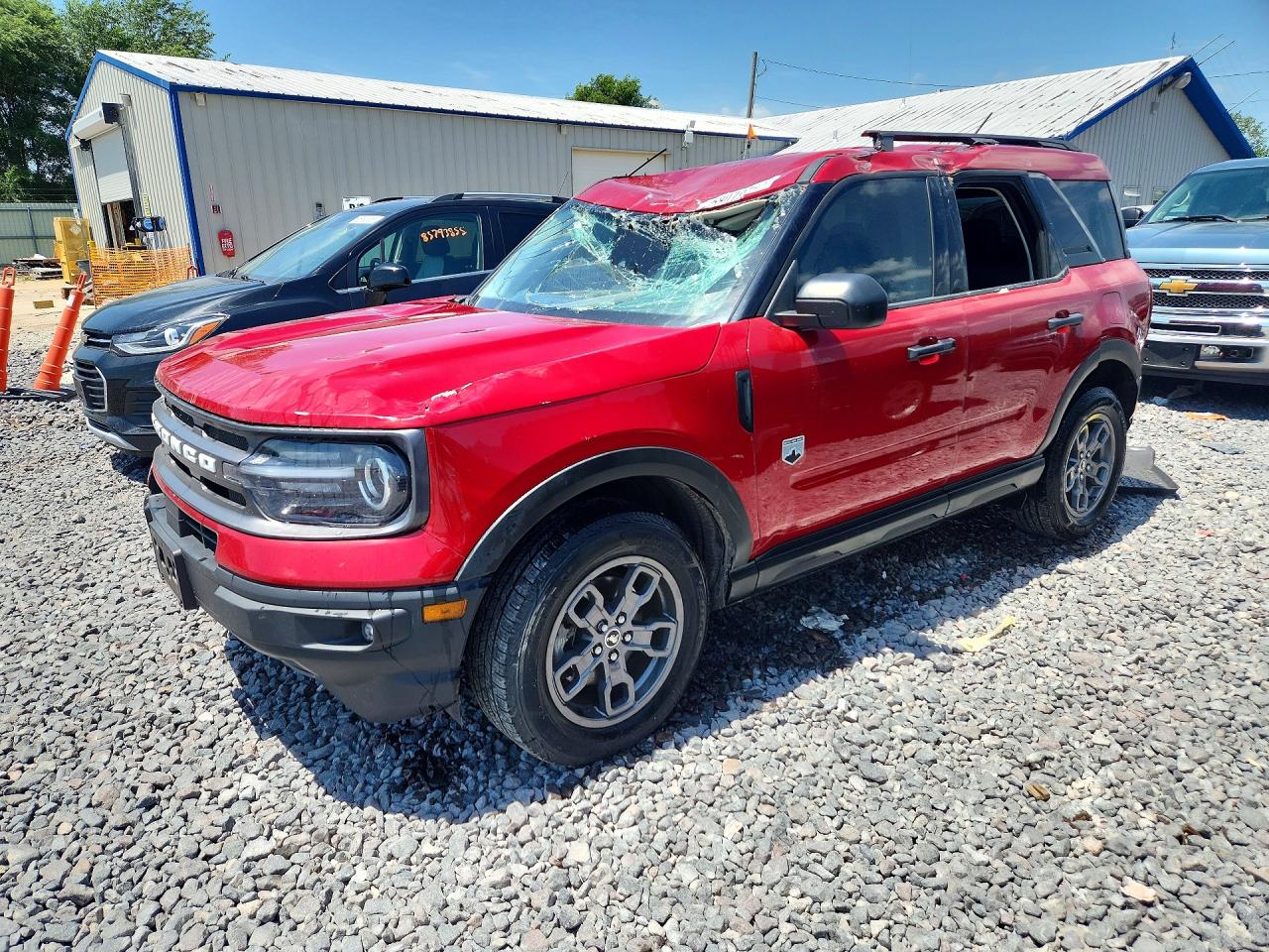 2021 Ford Bronco Sport Big Bend, VIN 3FMCR9B61MRB38169 — Roof