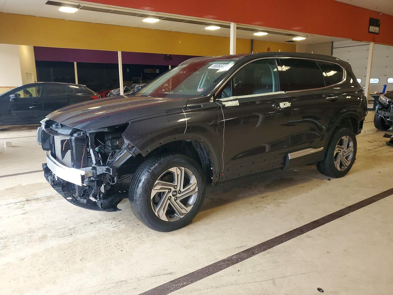 2022 Hyundai Santa Fe SEL, VIN 5NMS3DAJ3NH374754 — Stripped
