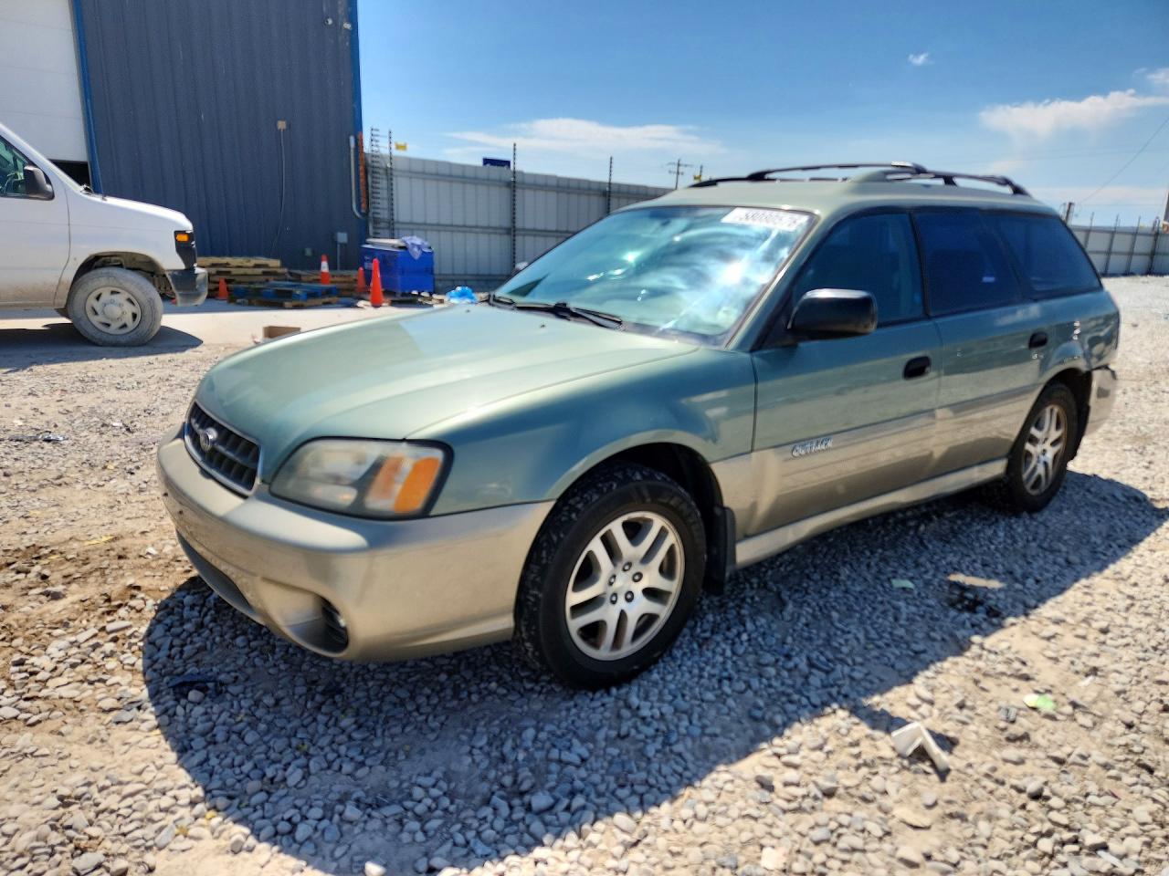 2004 Subaru Legacy Outback, VIN 4S3BH675847633333 — Зад