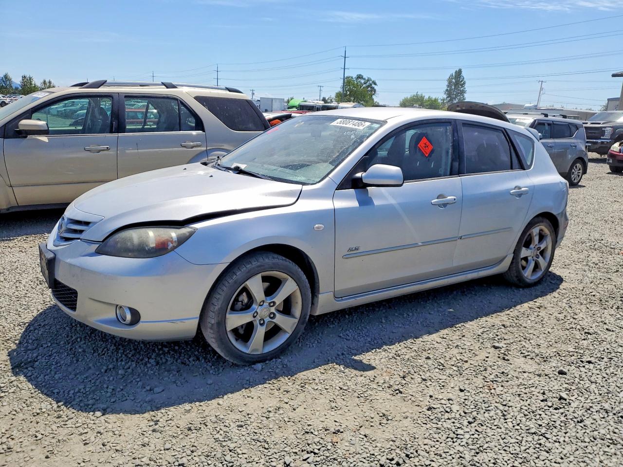 2004 Mazda 3 s, VIN JM1BK143441180080 — Front end