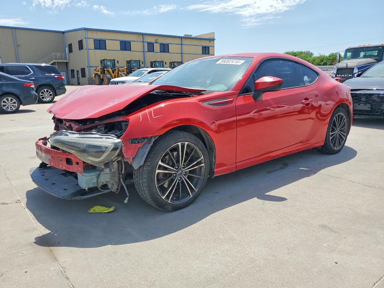 2013 Subaru BRZ Limited, VIN JF1ZCAC17D2600717 — Перед