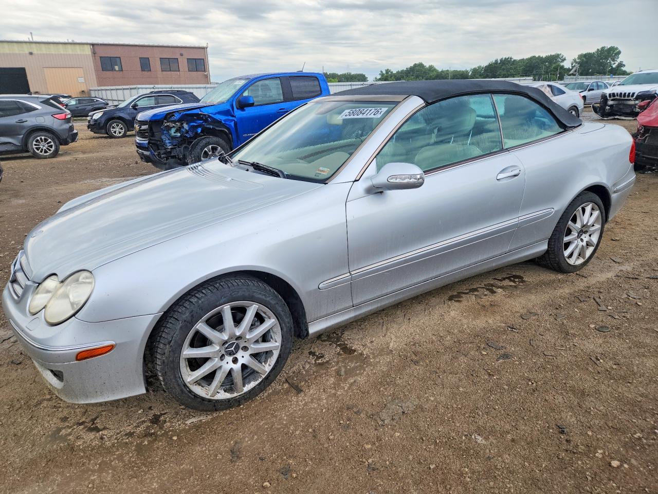 2007 Mercedes-Benz CLK 350, VIN WDBTK56F17T077838 — Hail