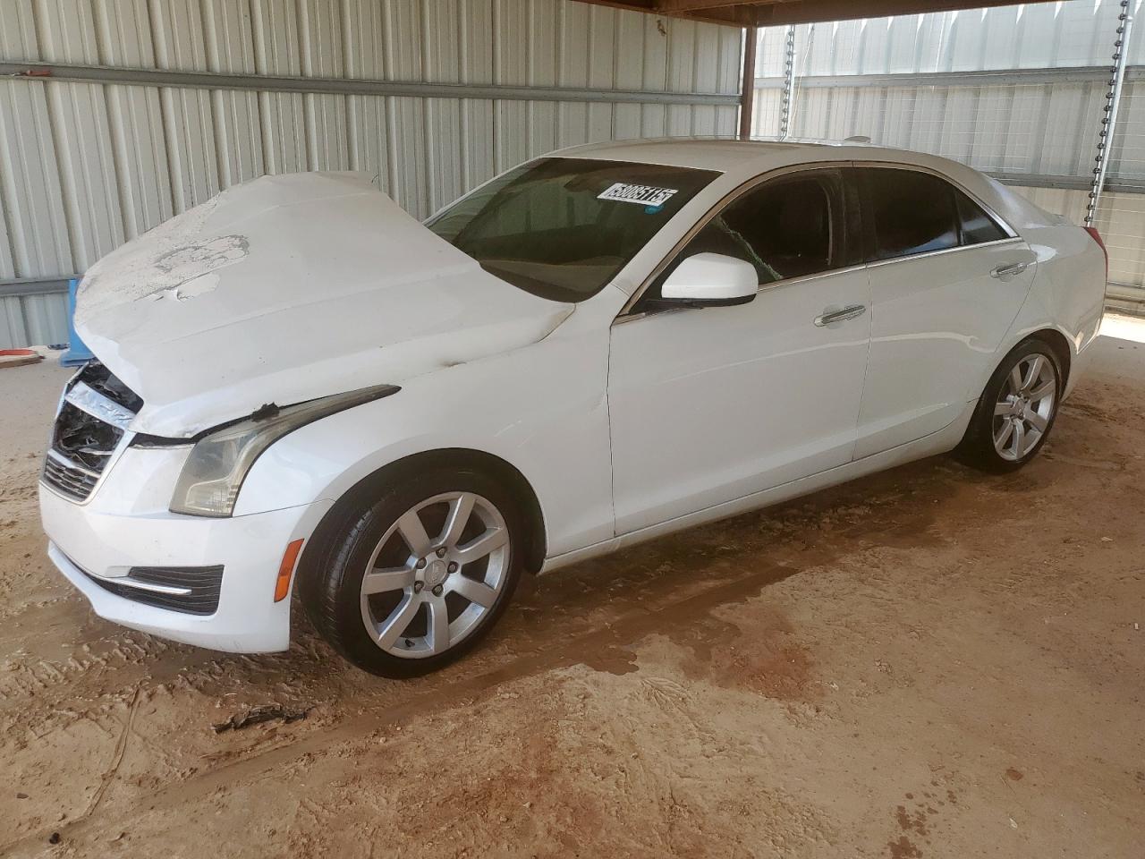 2016 Cadillac ATS Standard RWD, VIN 1G6AA5RAXG0113459 — Engine fire