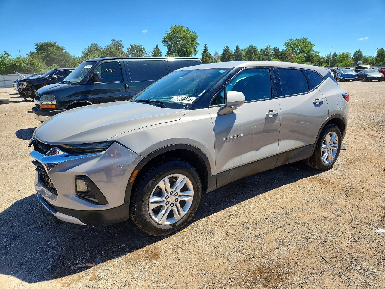 2021 Chevrolet Blazer LT, VIN 3GNKBBRA2MS557685 — Side