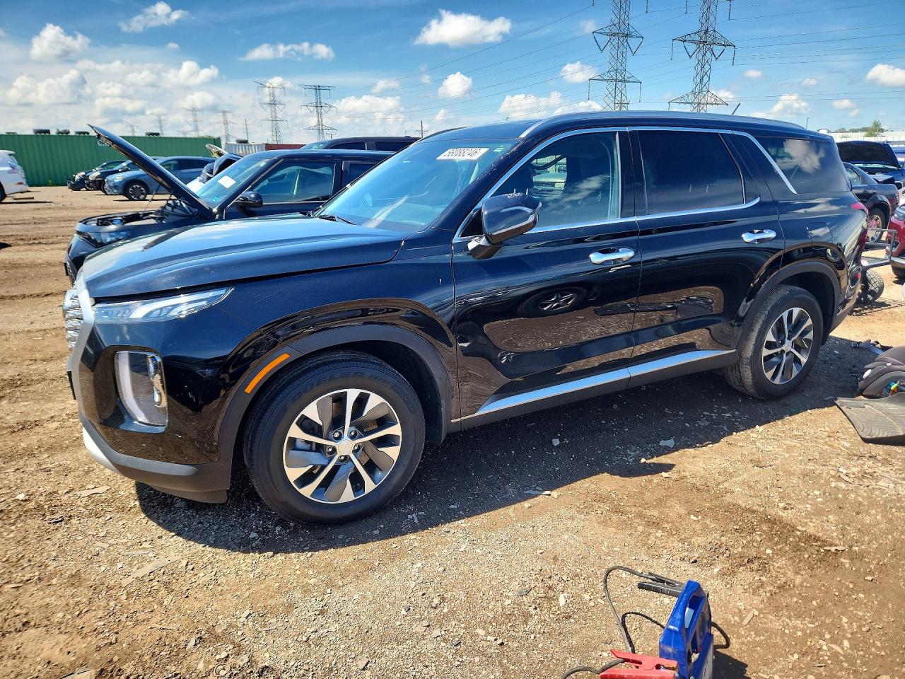 2021 Hyundai Palisade SEL, VIN KM8R2DHE8MU188205 — Зад