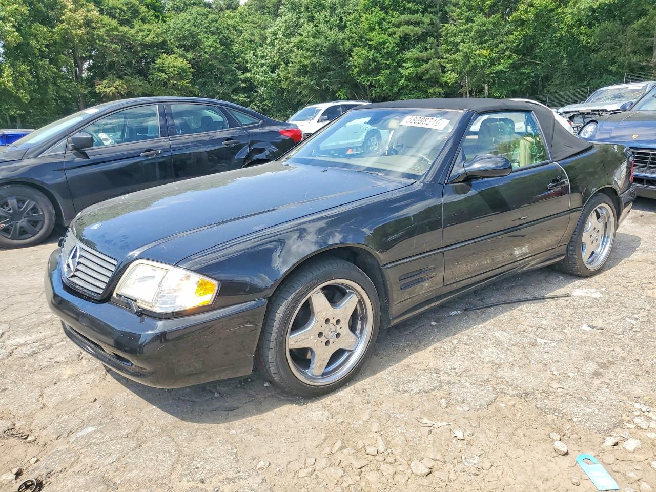 2001 Mercedes-Benz SL 500, VIN WDBFA68F01F200702 — Front end